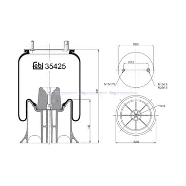 Bälg, luftfjädring