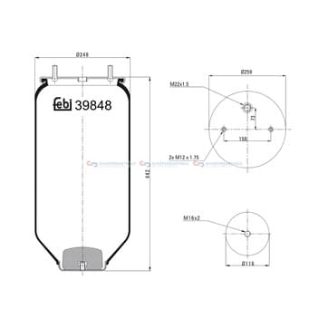 Bälg, luftfjädring