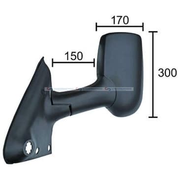 Backspegel, Vänster — Vänster