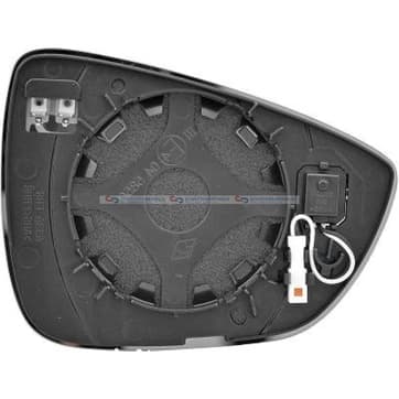 Spegelglas, backspegel, Vänster — Vänster från Autofrance