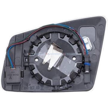 Spegelglas, backspegel, Vänster