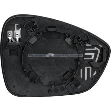 Spegelglas, backspegel, Vänster — Vänster från Autofrance