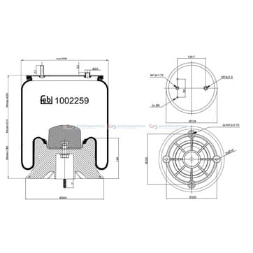 Bälg, luftfjädring