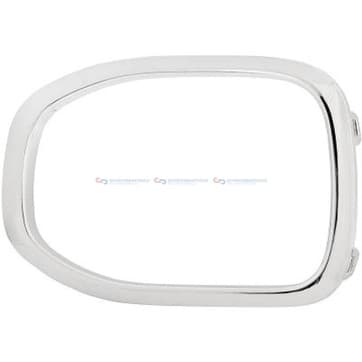 Skyddslist, stötfångare, Vänster fram chrom — vänster fram från Autofrance