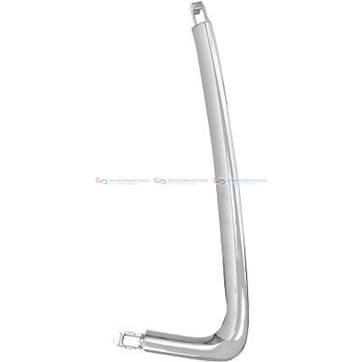 Skyddslist, stötfångare, Vänster fram chrom — vänster fram från Autofrance