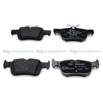 Bromsbeläggssats från Autofrance