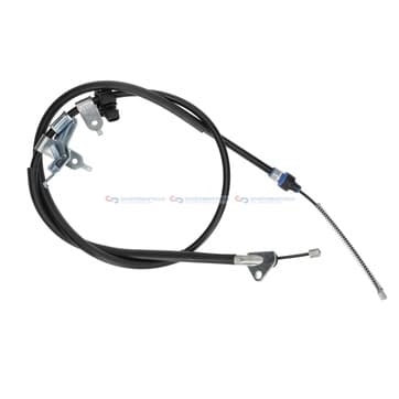 Handbromsvajer, Höger bak — till höger bak