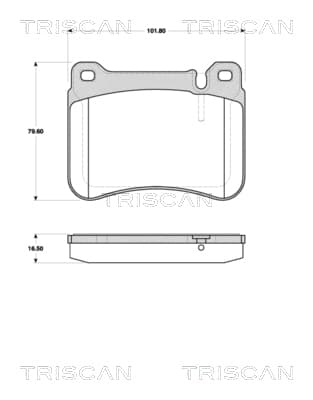 BROMSKLOSSAR FRAM — Framaxel från TRISCAN