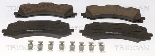 Bromsklossar fram — Framaxel från TRISCAN