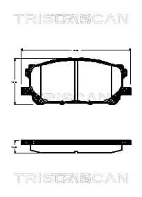 BROMSKLOSSAR FRAM — Framaxel från TRISCAN