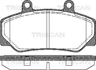 Bromsklossar fram — Framaxel från TRISCAN