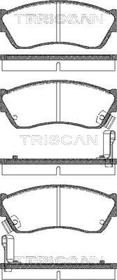 Bromsklossar fram — Framaxel från TRISCAN
