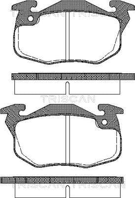 Bromsklossar fram — Framaxel från TRISCAN