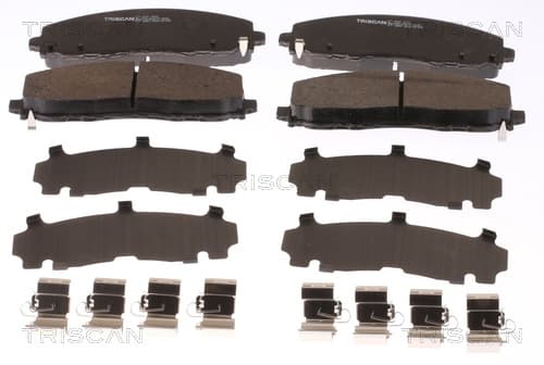 Bromsklossar fram — Framaxel från TRISCAN