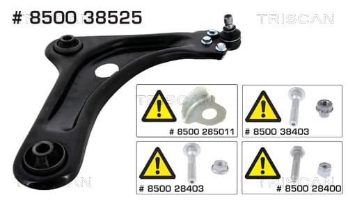 Länkarm nedre komplett — Nedre från TRISCAN