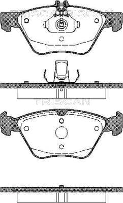Bromsklossar fram — Framaxel från TRISCAN