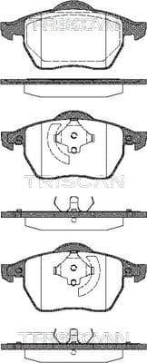 Bromsklossar fram — Framaxel från TRISCAN