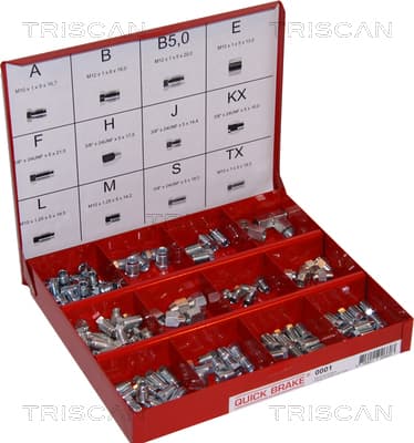 BROMSRÖRSNIPPEL, SORTIMENT