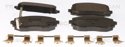 Bromsklossar fram — Framaxel från TRISCAN