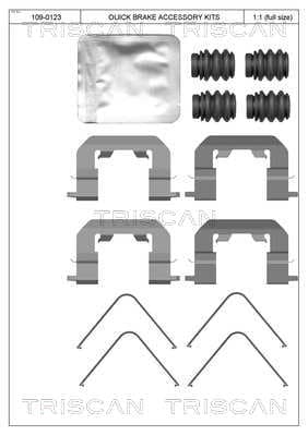 Broms monteringssats från TRISCAN