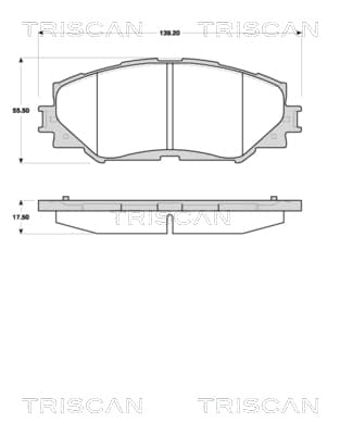 BROMSKLOSSAR FRAM — Framaxel från TRISCAN