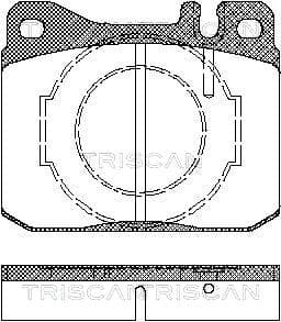 Bromsklossar fram — Framaxel från TRISCAN