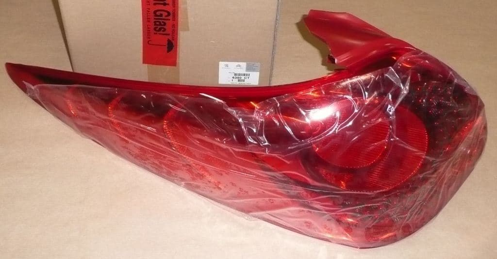 Bakljus - Peugeot 207 vänster