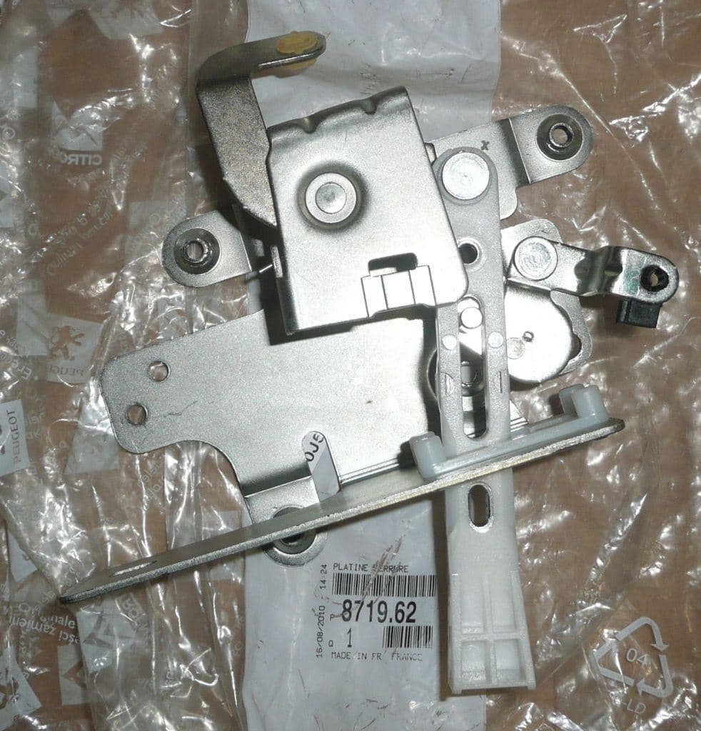 Bakluckelås - Citroën Berlingo II