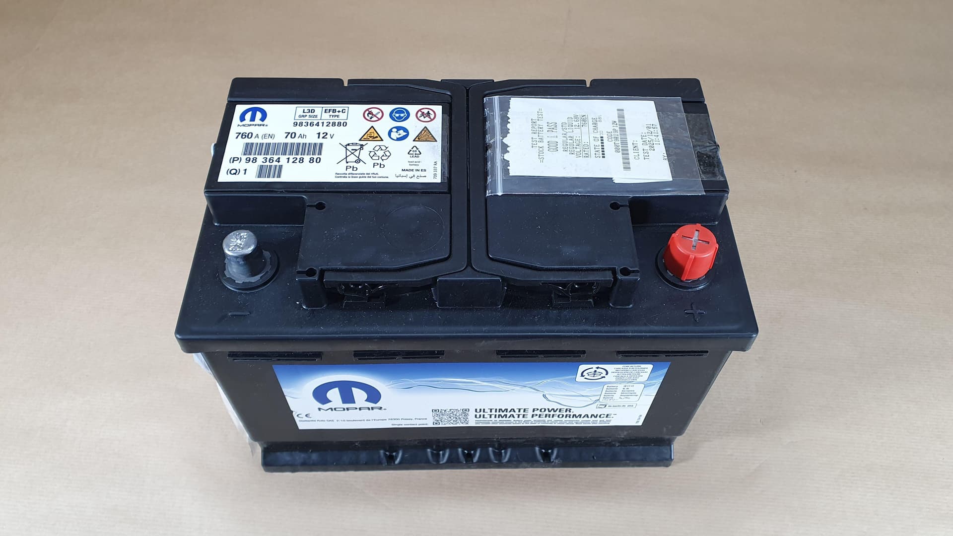 Batteri - Opel Crossland X