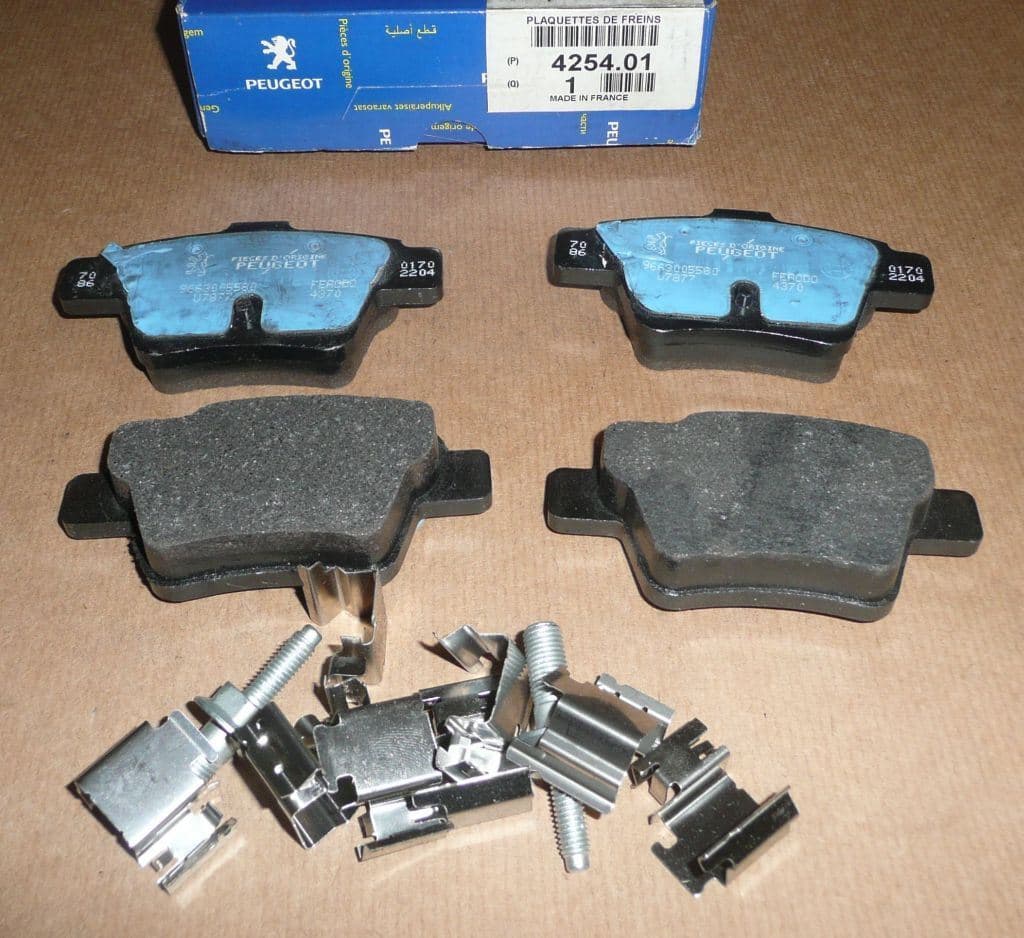 Bromsbelägg - Citroën C4/P207/307 bak, 04> från Autofrance