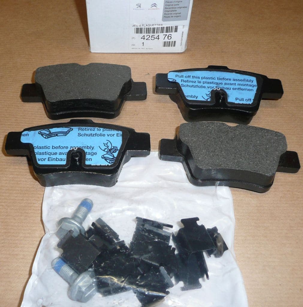 Bromsbelägg - Citroën C4/P207/307 bak, 04> från Autofrance