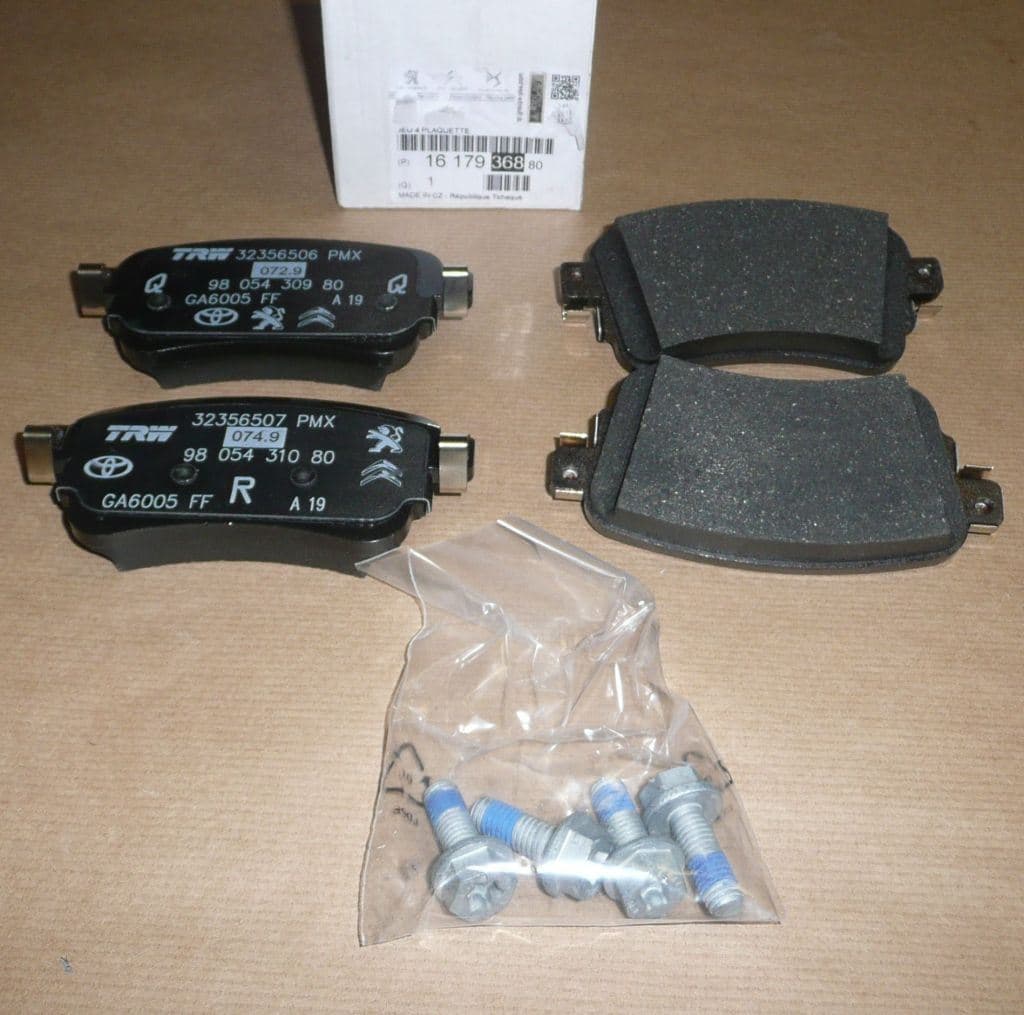 Bromsbelägg - Citroën Spacetourer/Jumpy V, Bak från Autofrance