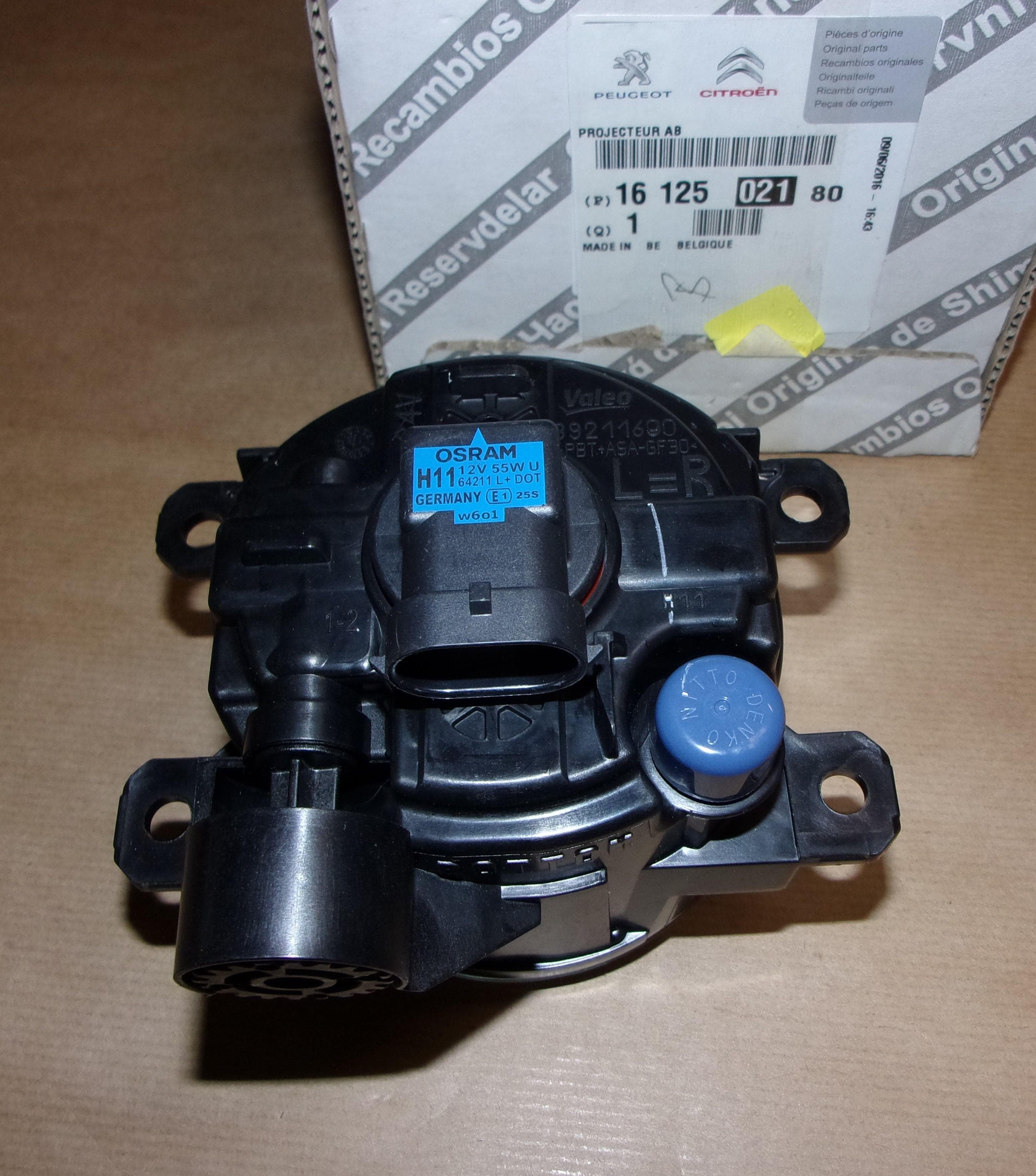 Dimljus - Citroën Jumper III, Fram