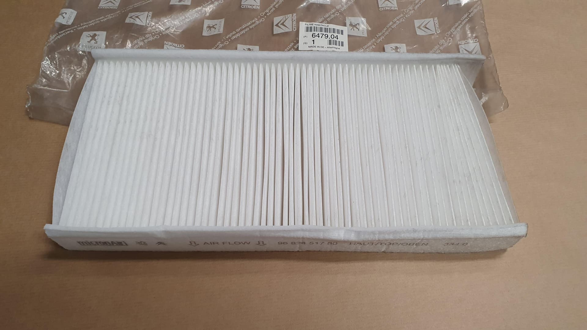 Kupefilter - Citroën C5 04>/C6 05>/P407, 04> från Autofrance