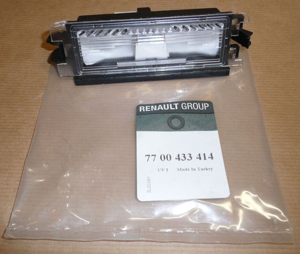 Lampa - Registreringsskylt R CLIO II,LOGAN från Autofrance