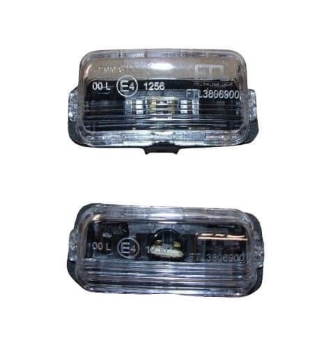 Registreringsskyltsbelysning - Citroën C4/C5/Xsara, Peugeot Partner