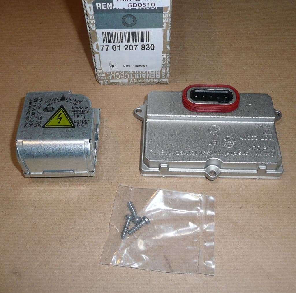 Xenon-förreglare - Renault Espace IV