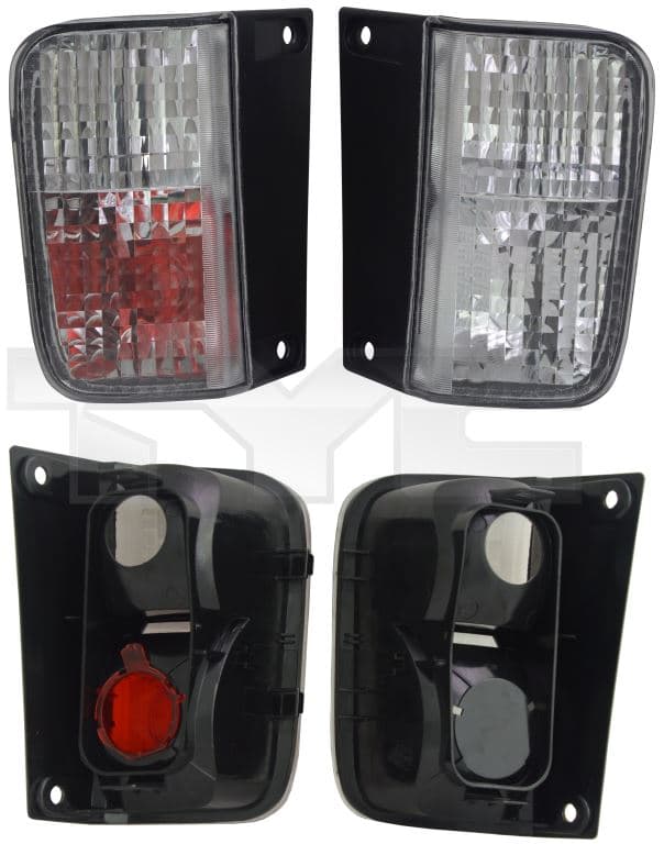 Backljuslampa hö, i stötfångare 07/2009- — Höger från Galwin