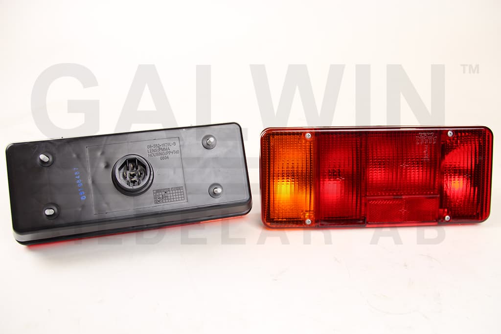 Bakljus vä kpl Pickup/flak, med dimljus, ers. Siem