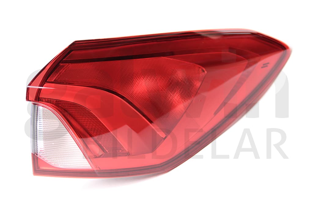 Baklykta hö, kombi, med LED, med lamphållare — Höger från Galwin