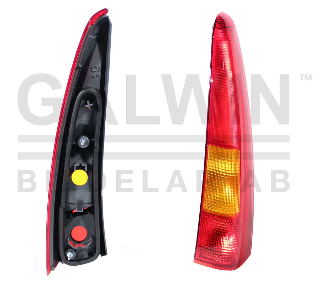 Baklykta hö, övre kombi, utan lamphållare från Galwin