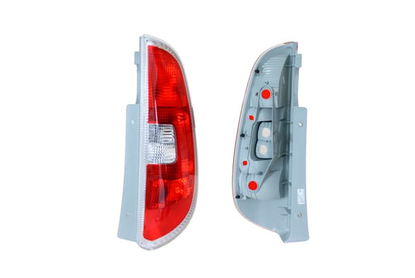 Baklykta hö, utan lamphållare — Höger