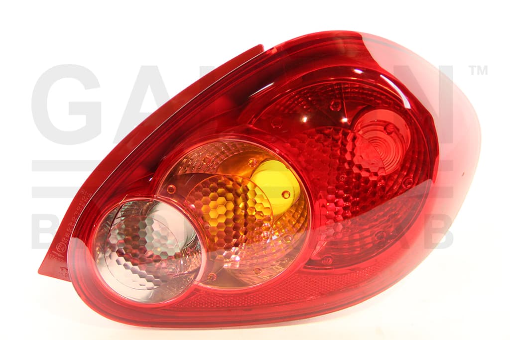 Baklykta hö, utan lamphållare — Höger från Galwin