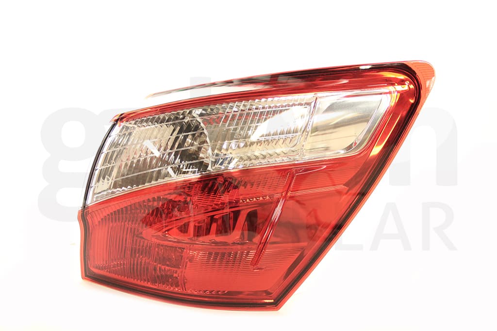 Baklykta hö yttre, LED, för Qashqai +2 från Galwin