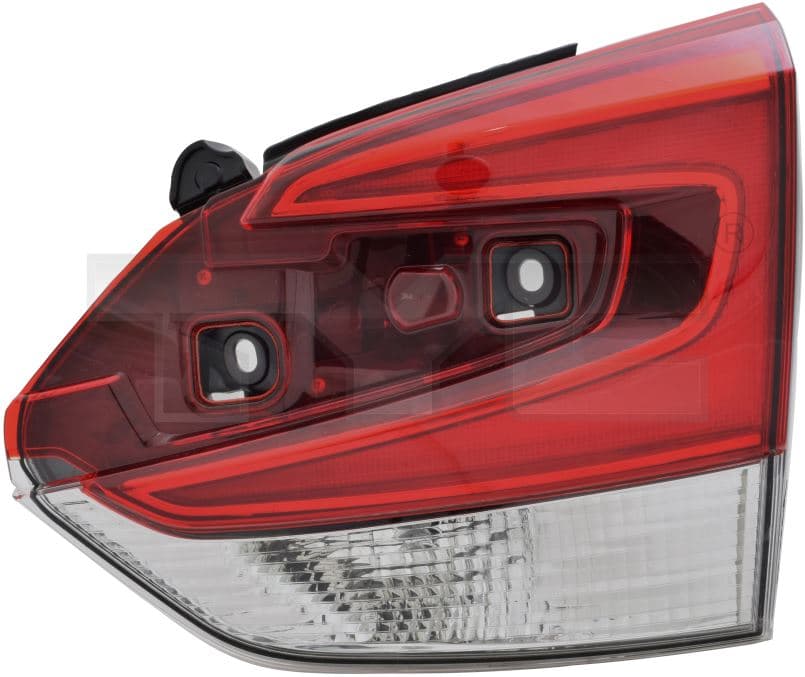 Baklykta inre vä, med LED, med lamphållare