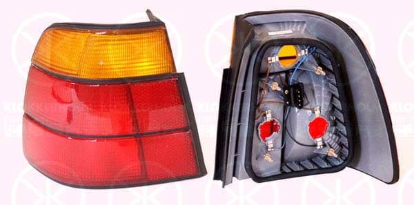 Baklykta u/lamphållare yttre* från Galwin