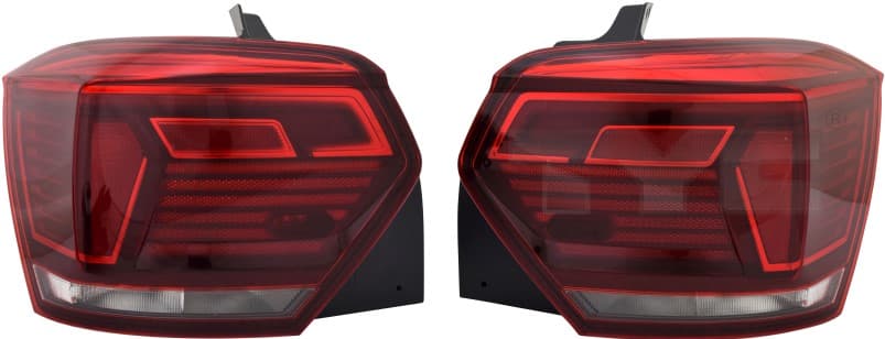 Baklykta vä, med LED, utan lamphållare — Vänster från Galwin