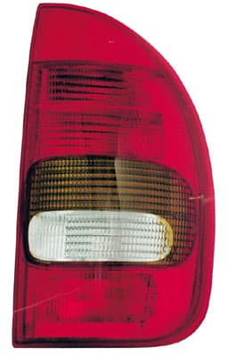 Baklykta vä u/lamphållare 5-d. +