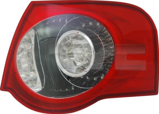 Baklykta vä, yttre, kombi LED från Galwin