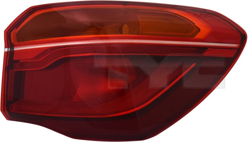 Baklykta yttre vä, med LED, utan lamphållare från Galwin